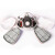 普达FD-410半面罩套装 自吸过滤式半面罩粉尘喷漆化工气体口罩 配3号盒+棉+盖 半面罩套装