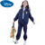 迪士尼童装女童运动套装秋2022洋气新款5-15岁中大儿童秋冬加绒女孩衣服 CA59蓝色 130cm
