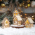 维诺亚圣诞小房子木质创意小摆件灯吊饰挂饰圣诞节装饰品礼物 雪人款