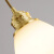 仟润照明（Qianrunlighting）美式全铜吊灯餐厅灯现代简约饭厅卧室书房餐桌三头吧台吊灯具灯饰 3头圆盘+含LED三色灯泡