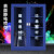 国泰兴达 防暴器材柜防爆装备柜1.8米【蓝色】+防暴钢叉头盔器材十六件套