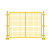 物流快递分拣可活动防护栏车间仓库隔离网三角支架铁丝网围栏栅栏 1.98米高/2.35米宽/轮子带刹车