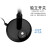 雨硕K6 台式笔记本电脑手机游戏麦克风YY语音k歌录音话筒电容麦 3.5版本话筒1.2米=K5黑色