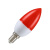 led 红色蜡烛灯泡3W尖泡E14小螺口节能水晶灯泡定制 E14小螺口 尖泡-3W红光