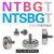 NTBG外螺纹螺杆NTBGT M10 M8 M6 M5 M4滑轮螺丝螺杆轴承NTSBG导轮 NTBG 7-4