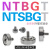 NTBG外螺纹轴承NTBGT M10 M8 M6 M5 M4螺杆螺丝轴承滑轮NTSBG导轮 NTBG 19-8