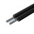 荣视通 皮线光纤光缆 室内3.0单模单芯 1芯2钢丝 光纤线 100米/卷 黑色 RST-DK201-1B