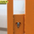京洲实邦 1.2*2m黄色竖管4.6公斤 建筑工地护栏网安全定型防护栏JZSB-9375B