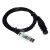 RS485 USB转DMX512 XLR 5P 5芯 舞台灯光控制线 透明USB+卡农公头 5m