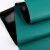 康格雅 防静电台垫胶皮橡胶垫 耐高温车间实验室工作桌垫台布 绿黑色0.8米*10米*3mm整卷