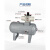科威顿定制气动增压阀增压泵压缩空气气体加压VBA40A-04 VBAT20A1(20L储气罐)