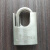 JZEG 安全防盗挂锁 半包梁12MM不锈钢挂锁仓库大门防盗挂锁 W303SS-60MM，