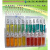 PH值的测定比色法 PH值盒,PH值标准比色液,PH值指示液 套餐1液50ml+色卡+管