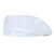 阿力牛 ATH-069 男女贝雷帽 餐饮西餐厅服务员工作帽透气厨师帽 白色 