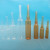 玻璃安瓿瓶曲颈易折安剖异形针剂瓶透明/棕色100个 棕色10ml 1-2