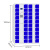 意森亚智能手机存放柜工厂员工手机寄存柜蓝色40门微信扫码手机柜（带充电）