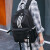 Landcase 书包男女韩版学院风初高中学生背包潮流男款双肩包个性时尚休闲电脑包 581黑色