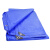 Denilco 蓝白色加厚篷布 货车防雨布油布塑料遮雨布遮阳布雨棚篷布防水布6*10m【60平方米】