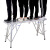 马凳折叠升降加厚脚手架加高刮腻子室内装修工程梯子平台 加强加厚加固防滑面180*30加高2.17
