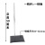 标准铁架台烧瓶夹铁圈十字夹子支架全套方座支架初中物理实验器材 一杆一座50cm