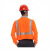 安大叔 E802 反光T恤建筑交通户外吸湿排汗警示服荧光橙 XS码 1件装