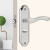 玥玛不锈钢门锁室内门锁卧室房门锁套装单舌锁卫生间实木门把手锁具通用款D003-S08