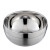 YZY-WBXUG 双层隔热304不锈钢碗  金属色  单位个 15cm