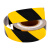 坚冠 黄黑双色斜纹反光条 宽5cm长45.7米 安全区警戒线墙贴地板贴标志 加厚反光膜警示胶带