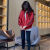 梵钰汐棒球服女2022春装新款设计感小众休闲运动潮牌外套薄款 红色双层外套 XL 110-125斤