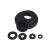 FACEMINI CJ-228黑色绝缘平垫塑料塑胶垫圈 2个装 4*10*1(1000个)