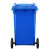海斯迪克 HK-363 户外厂房垃圾桶 大号特厚桶 塑料分类垃圾箱 上海分类垃圾桶 蓝色可回收物 加厚100L