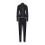 ARMANI女士休闲黑色棉质运动套装6HTV67J31Z奢饰品潮牌 黑色 欧码XL