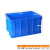 加厚塑料周转箱零件盒件盒物料收纳箱蓝色胶框长方形物流箱子大 700-390745*570*400mm