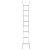 兴航发 铝合金铆压折叠梯 1M 铝合金梯子加厚折叠梯 多功能梯子升降梯工程梯