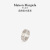 Maison Margiela马吉拉徽标印刻银质宽戒指情侣 951银色 01号-直径9mm