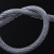臻工品 包塑镀锌钢丝绳 透明涂塑带胶钢丝绳 带皮PVC钢丝绳 包胶晾衣绳 单位：卷 8mm100米 