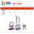 畅镭 工业千层锁 铜锁芯防盗挂锁 38mm锁梁耐用铁锁 CLLP02 通开加主管