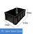 周转箱黑色整理收纳箱塑料物料盒pp塑胶箱零件盒无盖 17号(510*340*190)