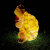 博雷奇led动物造型灯乌龟灯发光情人龟树脂草坪灯景观装饰小品灯灯 黄色