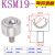 定制适用圆柱直筒精密型万向球KSM22-FL万向滚珠轴承螺杆重型牛眼 KSM19-FL(整体不绣钢