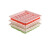庄太太【15格+1红白色100套】一次性饺子盒打包外卖带盖餐盒ZTT-9293B