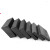 橡胶垫块减震垫家具垫高加高橡胶脚垫方块绝缘垫板防滑防震橡胶垫 150*150*10厚