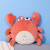 觅香鸭子抱枕靠垫螃蟹枕头靠背卧室沙发可爱卡通床头床上睡觉毛绒玩具