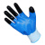 谋福（CNMF）工地工厂煤矿劳保浸胶挂胶手套 防滑套防护手套 （半挂丁兰加强指N519） （1打） 
