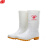 谋福CNMF186白色食品卫生鞋靴 耐油耐酸碱劳保防护雨鞋 三防（中筒 36）