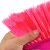 兰诗（LAUTEE）SB-0318 扫把笤帚单个木柄塑料丝扫把 红直杆硬毛窄头10个装