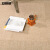 安赛瑞 方块拼接地毯 (4片装）PVC拼接办公室地毯 酒店公司工程写字楼商用地毯 单片50×50cm 卡其纯色 24038
