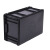 冰禹 BY-3036 防静电周转箱黑色塑料收纳箱 电子元件盒 物料盒零件盒 480*355*170无盖
