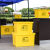 箱医院专周转箱带盖子带轮防水收纳箱子加厚废物转运箱 专用箱10L长28宽19高17厘米