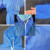 医用隔离衣连体式蓝色全套带帽全身一次性防护防疫服透气医护飞机 SMS蓝色连体隔离衣+医用蓝色鞋套+医用橡胶手套